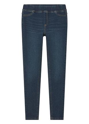 Джеггинсы skinny с эластичной талией для девочки pepperts lycra® 467033 158-164 см (12-14 years) темно-синий