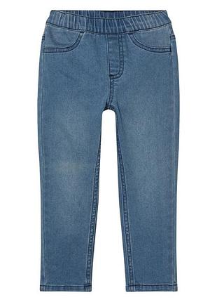 Джеггинсы skinny с регулируемой талией для девочки lupilu lycra® 479610 122-128 см (6-8 years) синий