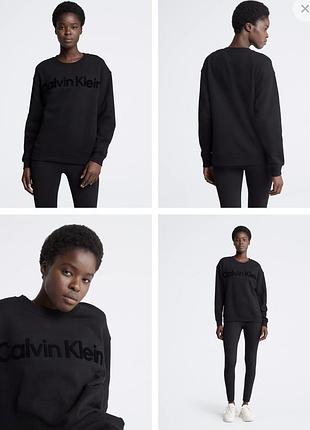 Чорний жіночий світшот, кофта calvin klein оригінал