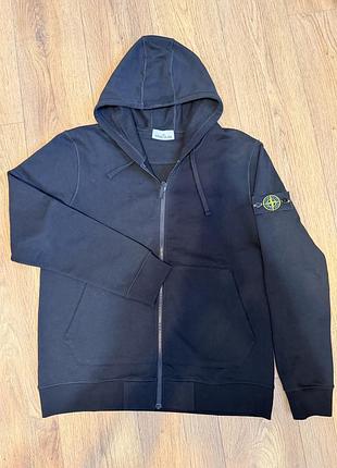 Stone island full zip hoodie qr, certilogo, xl