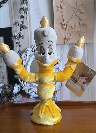 Мягкая игрушка люмьер люмьер disney store / красотка и чудовище / оригиналз этикеткой