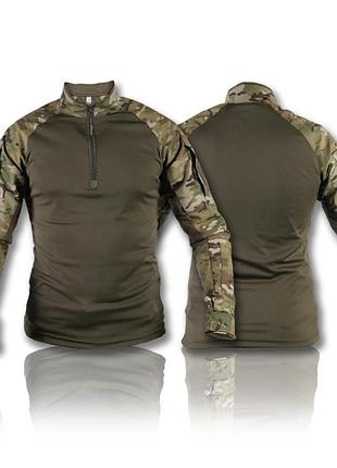 Боевая рубашка ubaks g3 kiborg ubacs — multicam, тактическая, кулпас + рипстоп, molle, шевроны