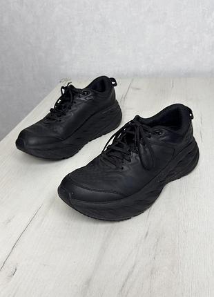 Чоловічі кросівки hoka one one bondi sr, 42-43, натуральна шкіра