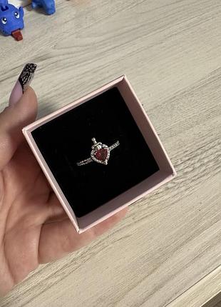 Каблучка pandora «зла королева», срібло, розмір 54, з дефектом