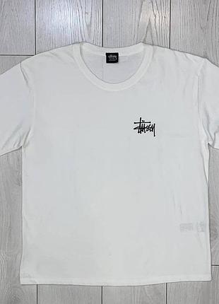 Чоловіча бавовняна  футболка stussy made in mexico size m