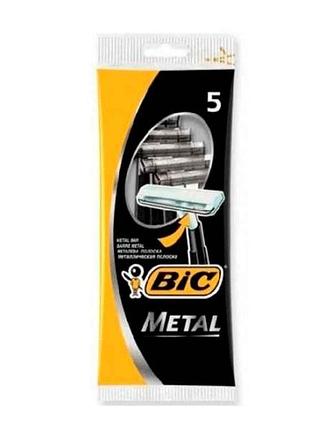 Однор. станок bic 1 metal для гоління (5шт.в уп.) тм bic