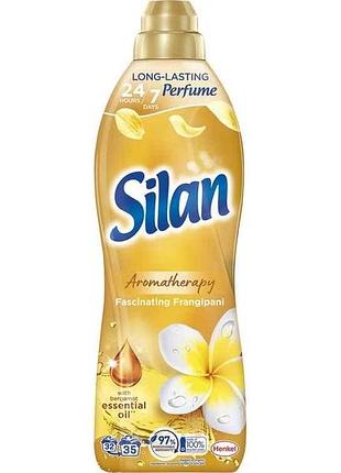 Кондиционер 770мл для белья aromatherapy fascinating frangipani для влажных типов тканей тм silan