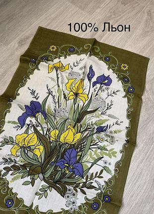 Рушник кухонний лляний