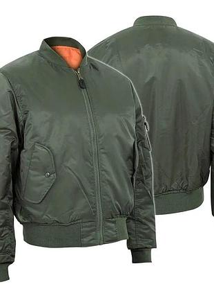Куртка бомбер (летная) us flight jacket | ma1® style| свинца