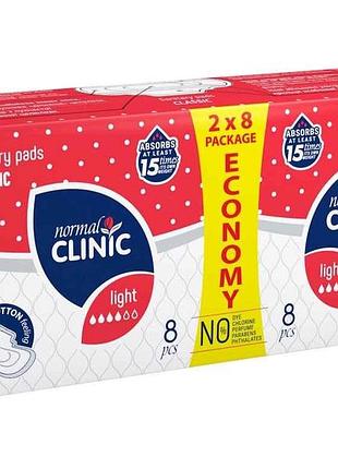 Прокладки гигиенические дени 4к. 16шт classic cotton feeling тм normal clinic