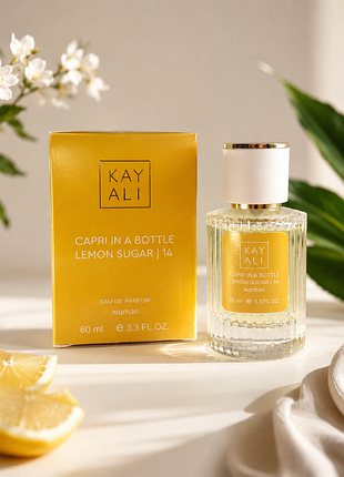 Парфюм kayali capri in a bottle lemon sugar 60 мл - женский свежий аромат (каяли лемон капри и е боттл шугар)