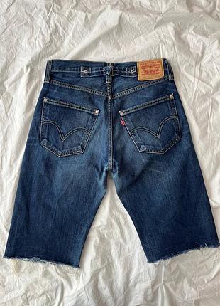 Джинсові шорти levi’s з пряжкою