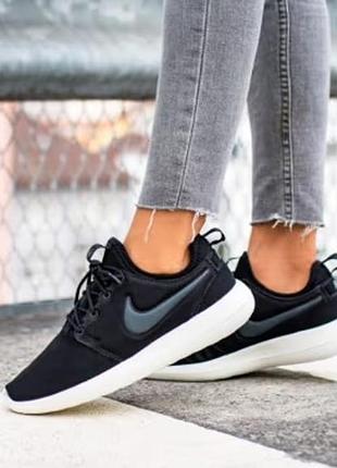 Кросівки nike roshe two (оригінал) — чорні / розмір 38.5 (24.5 см)
