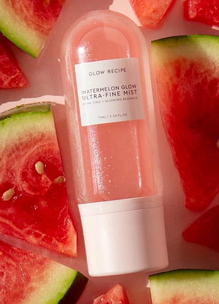 Увлажняющий двухфазный спрей для лица glow recipe watermelon glow ultra fine mist 75 мл