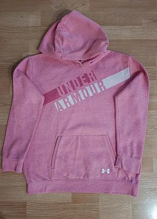 Спортивная кофта, худи, толстовка женская, 💯 коттон+ эластан, оригинал, 
under armour,   m