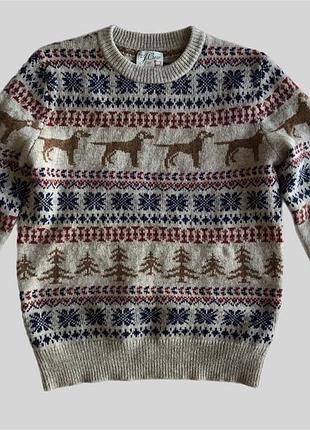 Чоловічий светр 100% вовна j.crew