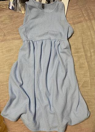 Shein отличное голубое платье в виде нового
