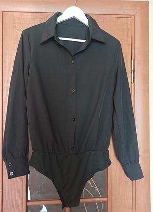 Боди черный 36р