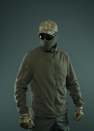 Флисовая кофта militex windblock tactical khaki mod. 5 6