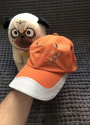 Haglofs cap orange unisex кепка бейсболка мужская женская летняя