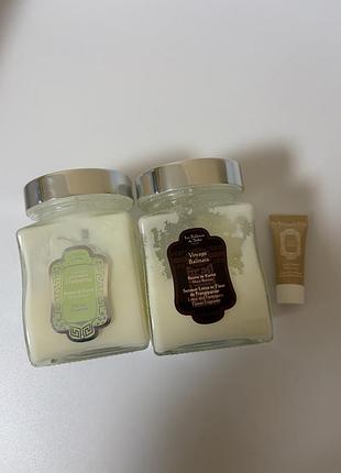 Лот косметики баттер для тіла la sultane de saba green tea ginger та frangipani bali залишки в рідних флаконах