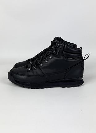 Зимові трекінгові черевики the north face back-to-berkeley redux leather promaloft 100 чорні високі чоловічі розмір 40.5 - 41 / 26 см