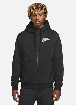 Толстовка nike hybrid flc fz hoodie bb do7228-010 s