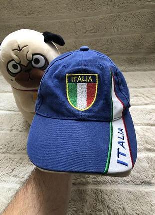 Italia vintage cap one size unisex italy кепка синяя женская унисекс
