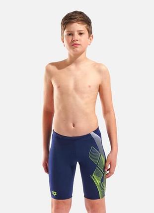 Шорты для плавания для мальчиков arena sea water swim jammer синий, желтый дит 152 см 008995-706 12