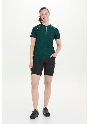 Черные женские велосипедные вело шорты с подстежкой лосинами 2 в 1 endurance jamilla w shorts xs/s