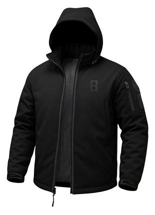 Куртка winter tactical police softshell black