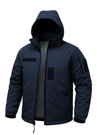 Куртка winter tactical dsns softshell navy blue