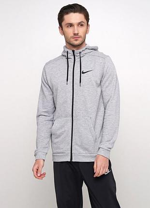 Бомбер чоловічий nike m dry hoodie fz fleece (cj4317-063) cj4317-063 l