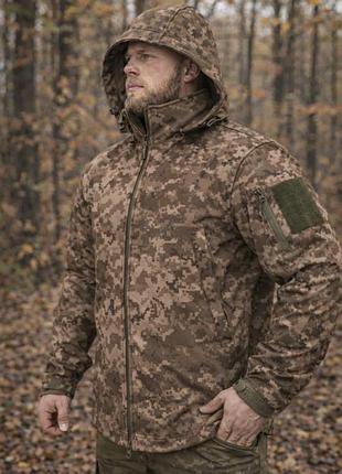 Куртка military softshell pixel