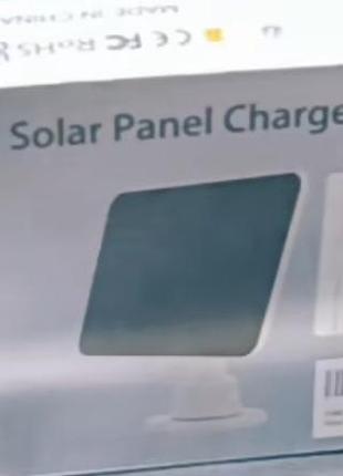 Сонячна панель для камер відеоспостереження solar panel charger micro-usb / type-c
