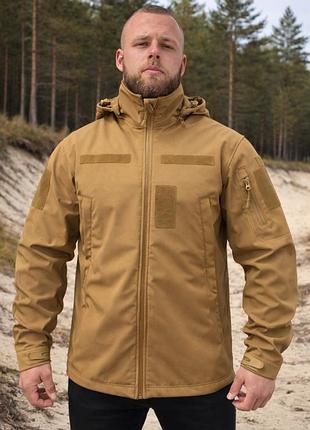 Куртка tactical army softshell coyote