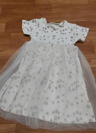 Платье zara 3-4 года