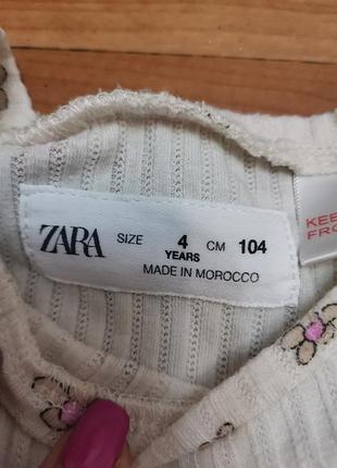 Платье zara 3-4 года 3