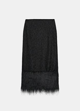 Прямая юбка zw collection с бисером