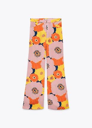Яскраві актуальні віскозні штани брюки у стилі у2к zara xxl uk 16 44 🔥🔥🔥