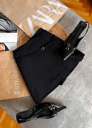 Спідниця з шортиками zara 🖤
