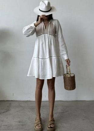 Платье коттон zara