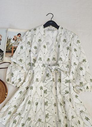 Платье коттон zara 6