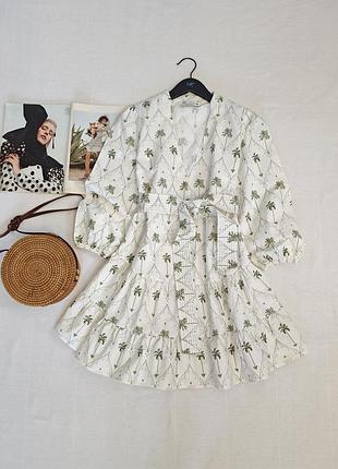 Платье коттон zara 5