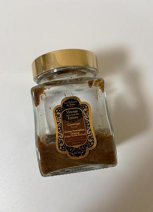 Скраб для тіла la sultane de saba ayurvedique амбра, ваніль та пачулі залишок в рідному флаконі