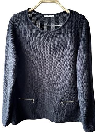 Чорна однотонна кофта tu розмір l-xl в ідеальному стані