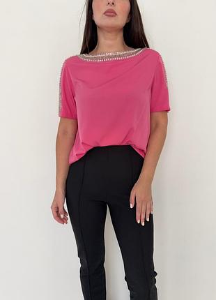 Блуза з камінцями topshop