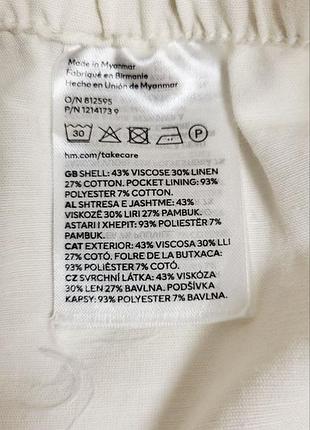 Шорти h&amp;m льон 8