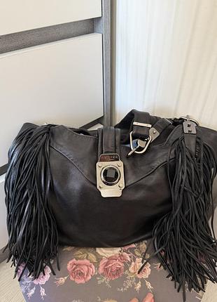 Сумка celine boogie з бахромою, натуральна шкіра, оригінал