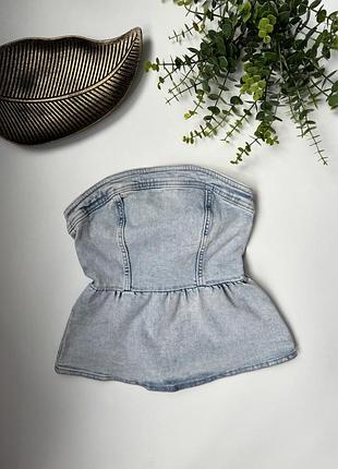 Джинсовий топ h&m
